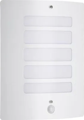 Immagine prodotto di Lampada da esterno con sensore di movimento TODD, bianco, metallo e plastica, E27 max 60 W, 11x24x31 cm