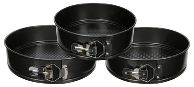Produktbild von 5five Simply Smart Springform-Set 3-tlg., Backformen, Stahl, Aluminium, Schwarz, 22-26 cm, 100147