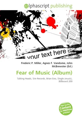 Produktbild von Fear of Music (Album)