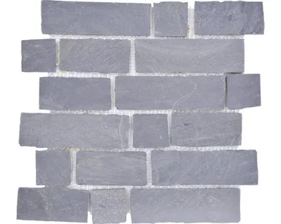 Produktbild von Natursteinmosaik XMS547N schwarz 32,7x30,7 cm