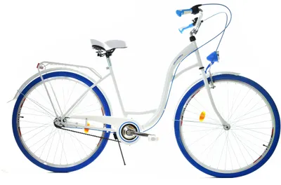 Zdjęcie produktu dla Rower Dallas City 26" 3spd - biały z niebieskim