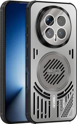Image de Etui magnétique pour Honor Magic8 étui de protection antichoc en aluminium avec dissipation de chaleur et film pour lentille Gris