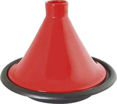 Produktbild von CREALYS - 509.833 Tajine Crealys Gusseisen rot -  Ø 31cm -  4,7 kg - 509833