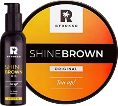 Produktbild von Byrokko Shine Brown + Bräunungsöl 150ml