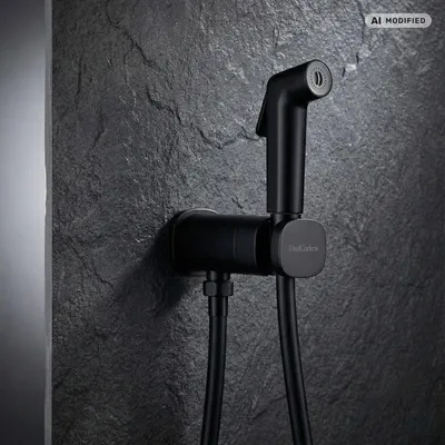 Produktbild von PaulGurkes Bidet Unterputz Matt-Schwarz Spraybrause