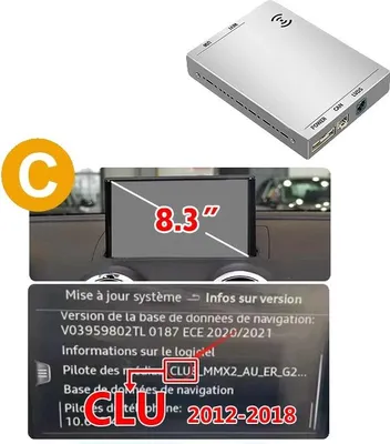 Obrázek produktu pro Bezdrátový adaptér Android Auto, multimediální streamování, kompatibilita s vozidly, CPH-A3Q2-8,3 palce-8811-C