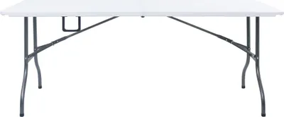 Obrázok produktu pre vidaXL Záhradný stôl skladací biely 180x72x72 cm HDPE
