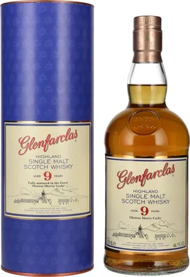 Produktbild von Glenfarclas 9 Years Old Oloroso Sherry Casks Highland Single Malt 44,1% Vol. 0,7l in Geschenkbox