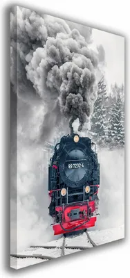 Zdjęcie produktu dla OBRAZ NA PŁÓTNIE 056 Lokomotywa 70x100cm