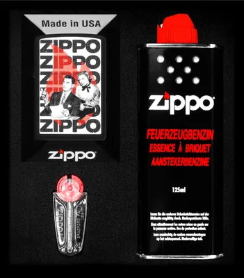 Produktbild von ZIPPO Feuerzeug-Set RETRO OFFICE Geschenk No1