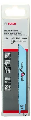 Zdjęcie produktu dla Bosch 2 608 657 550, Brzeszczot do piły, Rura, Profil, Bimetaliczny, Niebieski, 1,8 mm, 10 cm