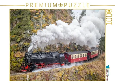 Produktbild von CALVENDO Puzzle 99 7243-1 der Selketalbahn bei Harzgerode | 1000 Teile Lege-Größe 64x48cm Foto-Puzzle für glückliche Stunden