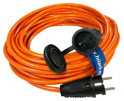 Produktbild von PUR-Verlängerungskabel H07BQ-F 3G2,5mm² orange – 15m