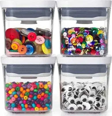 Produktbild von OXO POP Vorratsbehälter 2.0 Mini quadratisch – Mini – 4er-Set