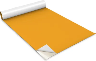 Produktbild von Selbstklebende Möbelfolie - Dekorationsfolie - Tischmöbel - Zuschneidbar - Orange Farbe - 100 x 50 cm