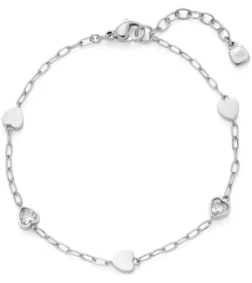 Produktbild von Leonardo 027062 Damen Armband Christie CIAO Edelstahl Silber weiß 21 cm