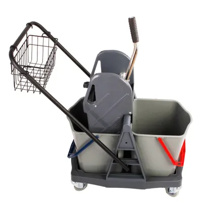 Produktbild von Axis Line Doppelfahrwagen Reinigungswagen 17 Liter Kunststoff