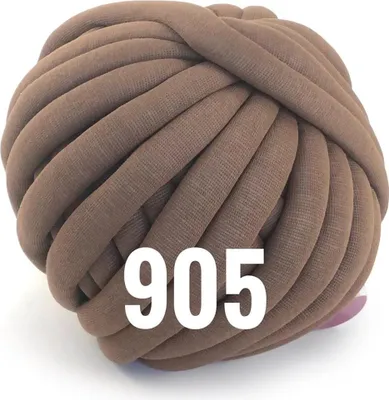 Produktbild von YarnArt MARSHMALLOW, 750g /30m 905 braun