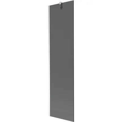 Image de Mexen Next Pare-baignoire 1 vantail 50 x 150 cm, noir graphite, chrome - 895-050-000-00-40-01
