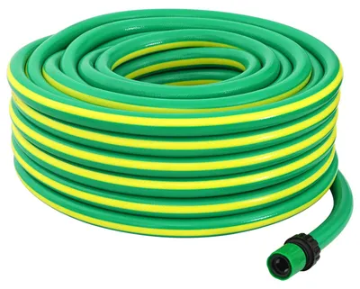 Image de Tuyau de jardin 5 couches Vert et jaune 3 / 4'' 20 m PVC