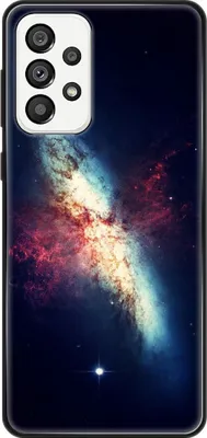 Produktbild von König Design Hülle kompatibel mit Samsung Galaxy A73 5G Kunststoff Soft Handyhülle - Handy Case Galaxie