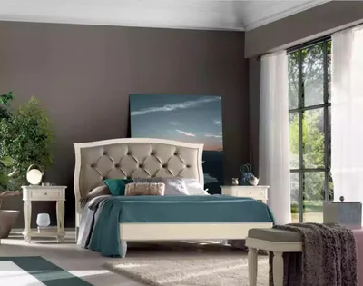 Produktbild von Bett 2x Nachttische 3 tlg. Schlafzimmer Set Design Modern Luxus Gruppe
