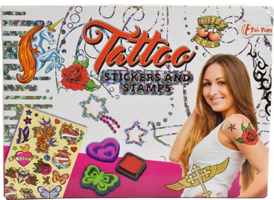Obrázok produktu pre Tetovanie s príslušenstvom + pečiatky 2ks