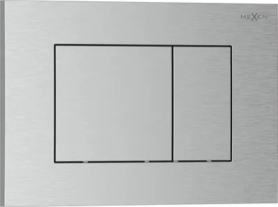 Obrázok produktu pre Mexen Tex 02 splachovacie tlačidlo, matný nikel - 6102-10