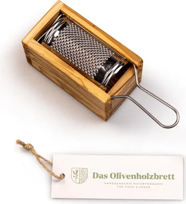Produktbild von Parmesanreibe mit Box 19cm x 6cm x 5cm