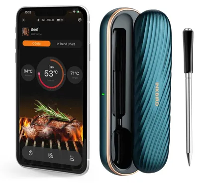 Kabelloses Bluetooth-Fleischthermometer, IP67, 25 Std.