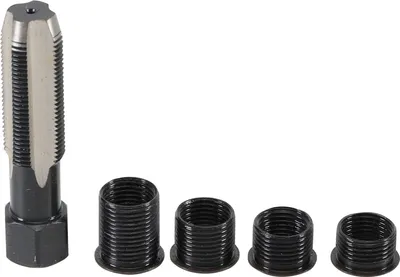 Image de BGS Kit de réparation pour filetage de bougie M14 x 1,25 mm 5 pièces - 152