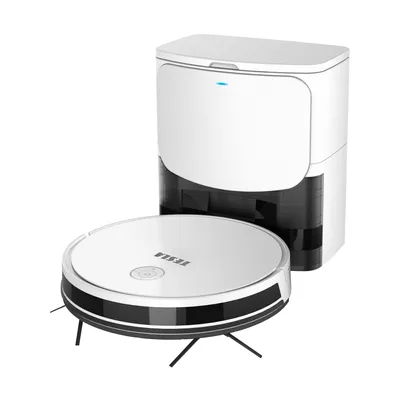 Produktbild von TESLA RoboStar iQ400 Plus Saugroboter mit automatischem Schmutzaustrag, saugt und wischt, TUYA, 2in1, weiß,