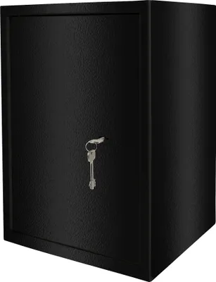 Produktbild von LARS360 Tresor Safe Möbeltresor mit Doppelbartschloss 35x31x50cm Geldschrank Wandtresor Wandsafe Schwarz für Büro Geschäften Bars-XL