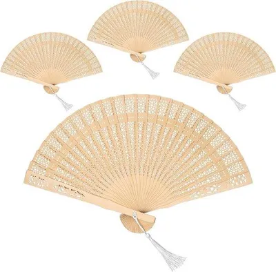 Image de Serviettes en bambou - Design pliable - Lot de 4