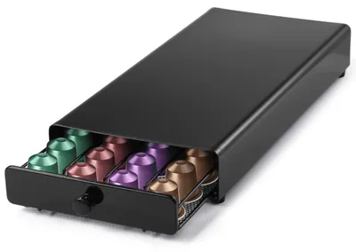 Zdjęcie produktu dla Omgoods - Organizer do kapsułek kawy, kompatybilny z kapsułkami Nespresso, przeznaczony do przechowywania do 40 kapsułek