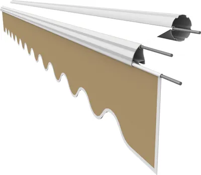 Produktbild von VANA Markisen Volant für 3 m Markisen Markisenstoff Markisentuch Sonnenschutz nur Volant fertig genäht Maß 2,82 x 0,21 m Design SPD012