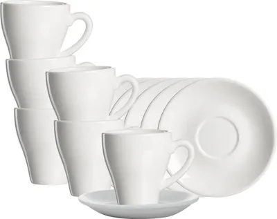 Produktbild von Ritzenhoff & Breker Bari Kaffeebecher mit Untertassen 300 ml 6er Set