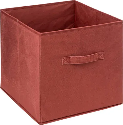 Zdjęcie produktu dla Pudełko do regału 31x31cm Velvet czerwone