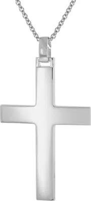 trendor 51936 Halskette mit großem Kreuz 925 Silber 41 mm Männerschmuck 1