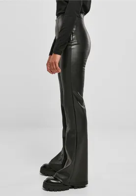 Zdjęcie produktu dla Dámské kalhoty Urban Classics Damskie spodnie z syntetycznej skóry czarne - XL