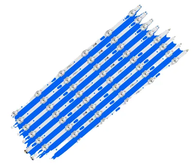 Immagine prodotto di Striscia di retroilluminazione a LED, lunghezza 1145 mm, 12 LED per striscia, tensione di 3V per LED, compatibile con la serie UN58AU7000, prodotto nuovo