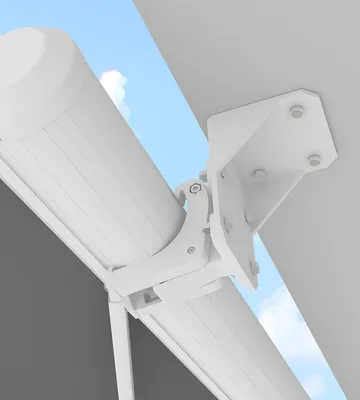Produktbild von Eclipse Adapter zur Deckenhalterung für Vollkassettenmarkisen Weiß