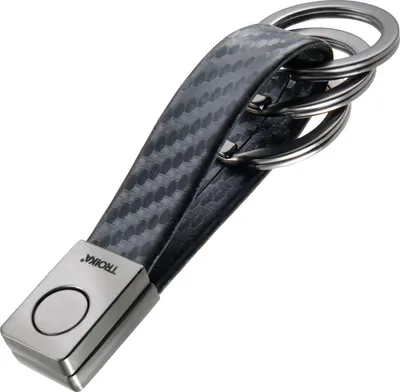 Produktbild von TROIKA Schlüsselanhänger TWISTER CARBON