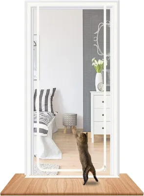Immagine prodotto di Solidchoice - Griglia per porte per gatti, per protezione e isolamento - 100x210 cm