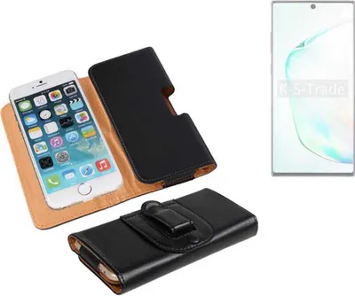 Produktbild von K-S-Trade Schützhülle Handyhülle kompatibel mit Samsung Galaxy Note 10+ 5G Holster Gürtel Tasche Schutzhülle Handy-Tasche Smartphone Case