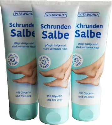 Produktbild von 3x75ml VITAWOHL Fuß Schrunden Salbe