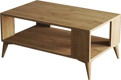Produktbild von Dmora Couchtisch Lozio 90x41,6x54h cm Eiche Braun, ein Rechteckfach