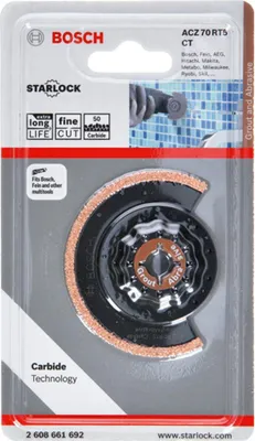 Image de Lame de scie segment à coupe étroite Carbide-RIFF ACZ 70 RT5, 70 mm, lot de 1