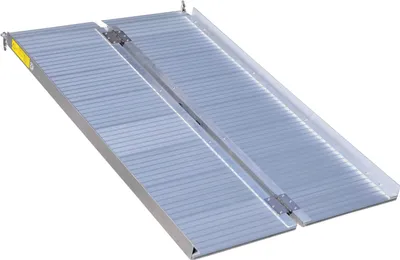 Zdjęcie produktu dla Varan Motors - SR607-4 ROLLSTUHL RAMPE KLAPPBAR ROLLSTUHL RAMPE FALTBAR 122CM 272KG FLACHRAMPE