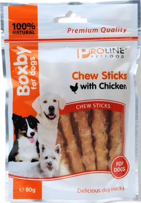 Image de Os à mâcher au poulet 80 grammes - Proline